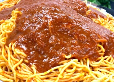 ボロネーズソースパスタ