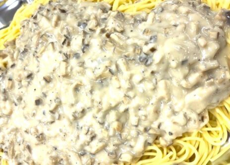 パスタ（キノコクリーム）