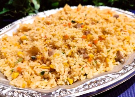 焦がし醤油の本格チャーハン